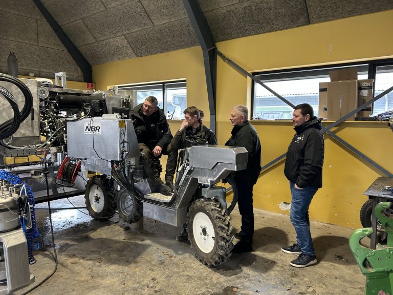 Robotteknologi til ukrudtsbekæmpelse testes i nordiske roer